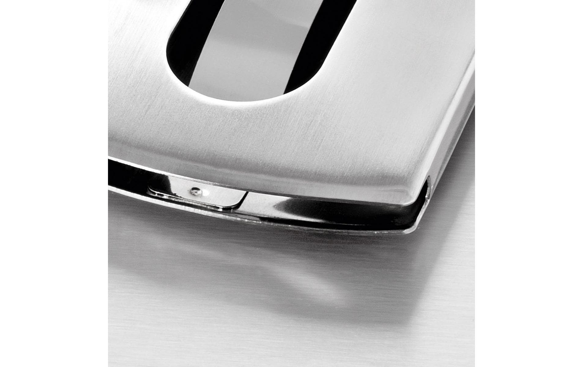 Sigel Visitenkartenetui Snap 6 x 10.1 x 1.1 cm, Silber