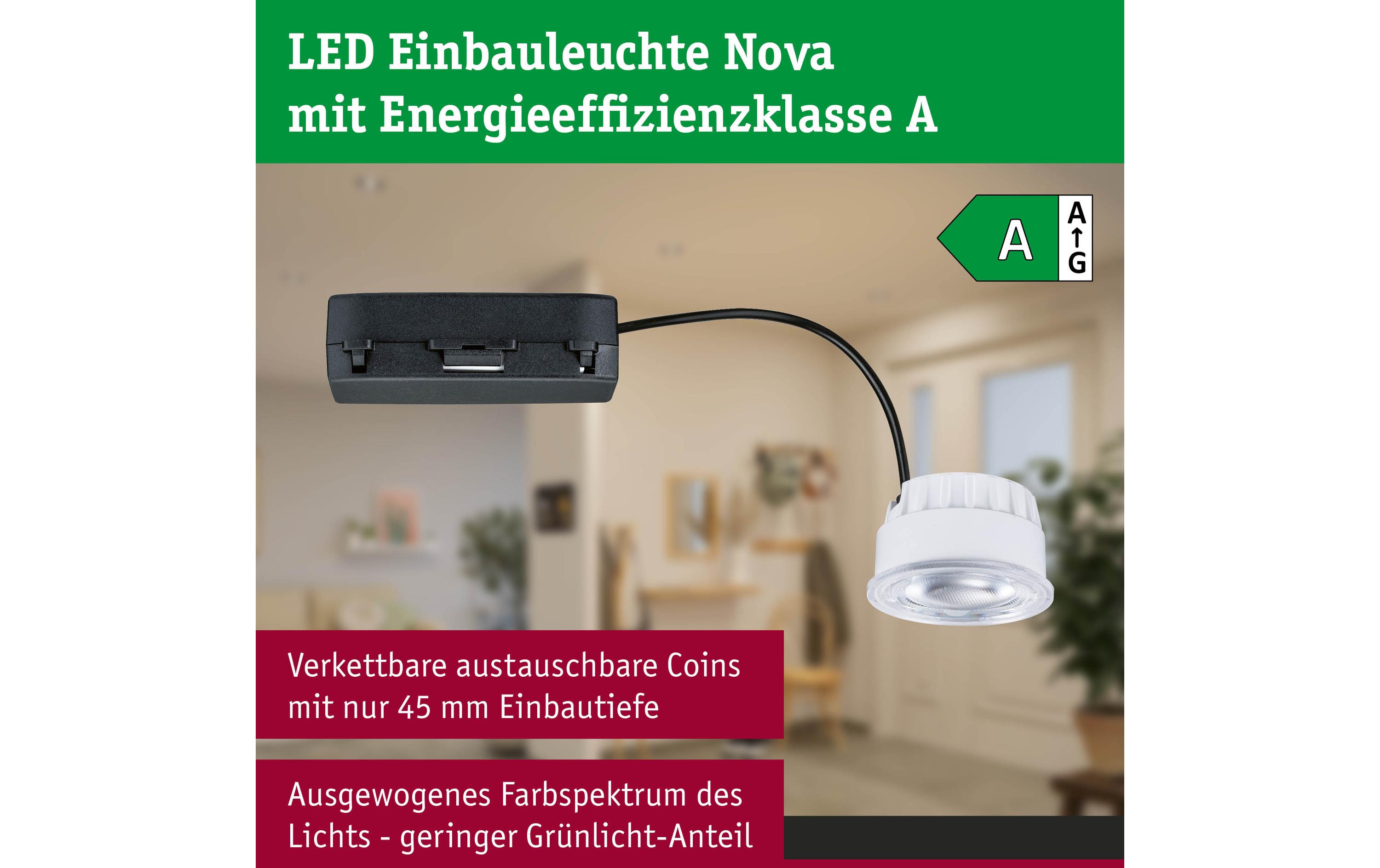 Paulmann Einbauleuchte LED Coin Nova