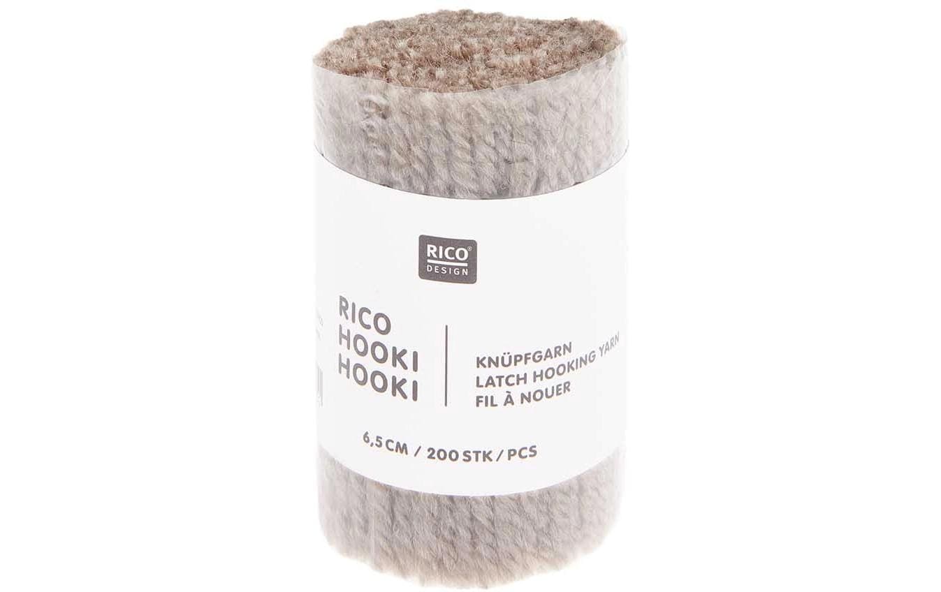 Rico Design Hooki Knüpfgarn Kiesel