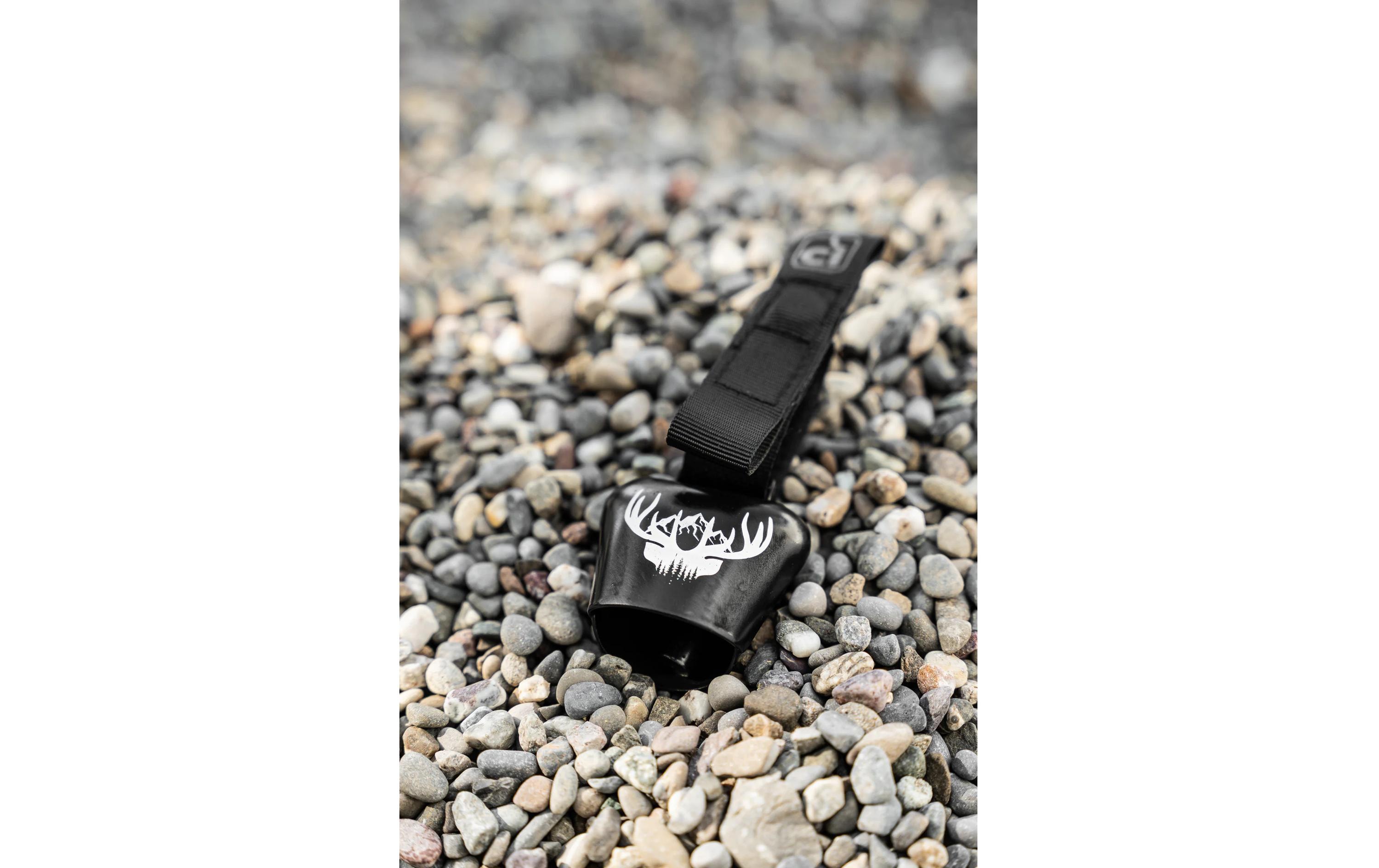 Incirca Fahrradglocke Cowbell Stahl, Schwarz