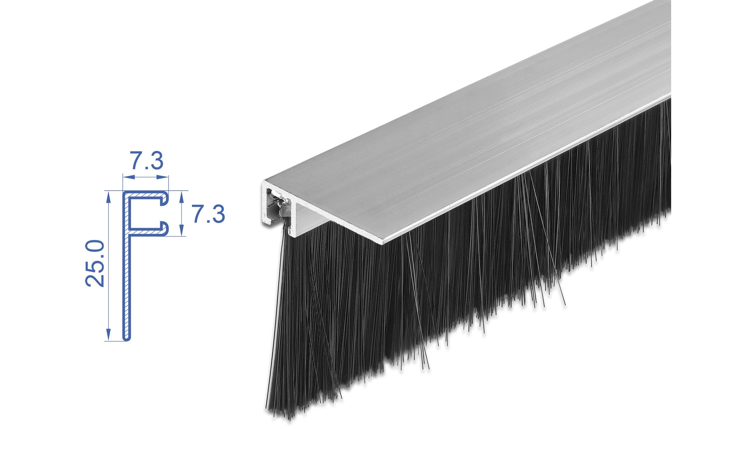 Delock Türdichtschiene Alu-Profil Gewinkelt, 1 m x 40 mm