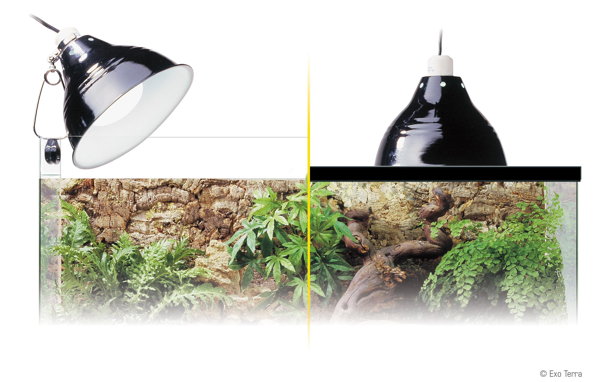 Exo Terra Klemmlampe Glow Light M, Ø 21 cm