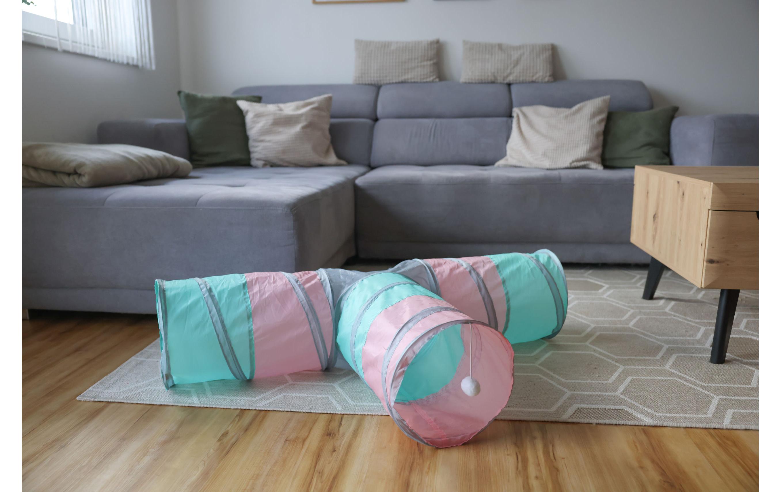 Kerbl Katzen-Spieltunnel Triangle Ø 25 cm x 80 cm x 50 cm Kerbl Katzen-Spieltunnel Triangle Ø 25 cm x 80 cm x 50 cm