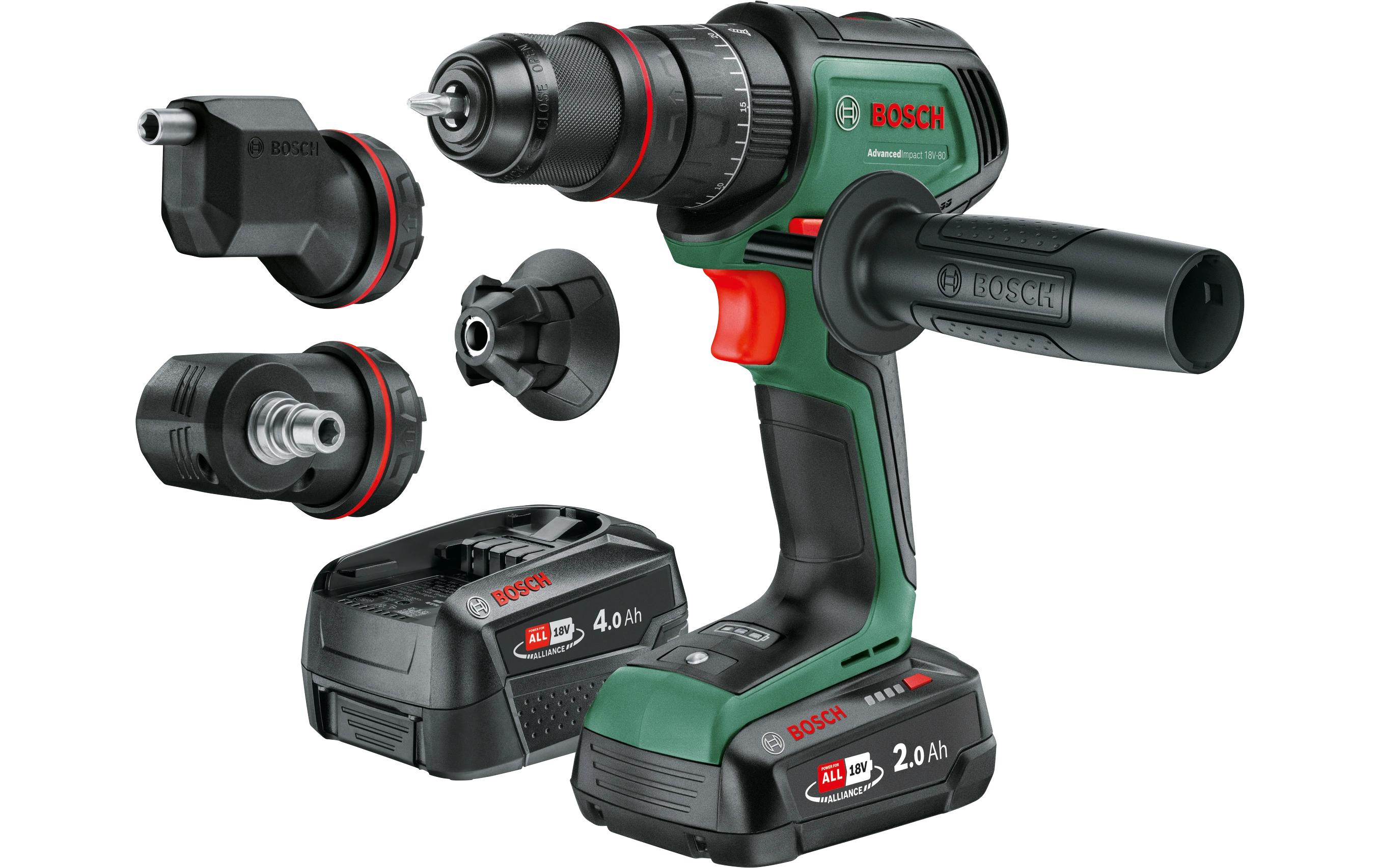 Bosch Akku-Schlagbohrmaschine AdvancedImpact 18 V-80 2 x Akku