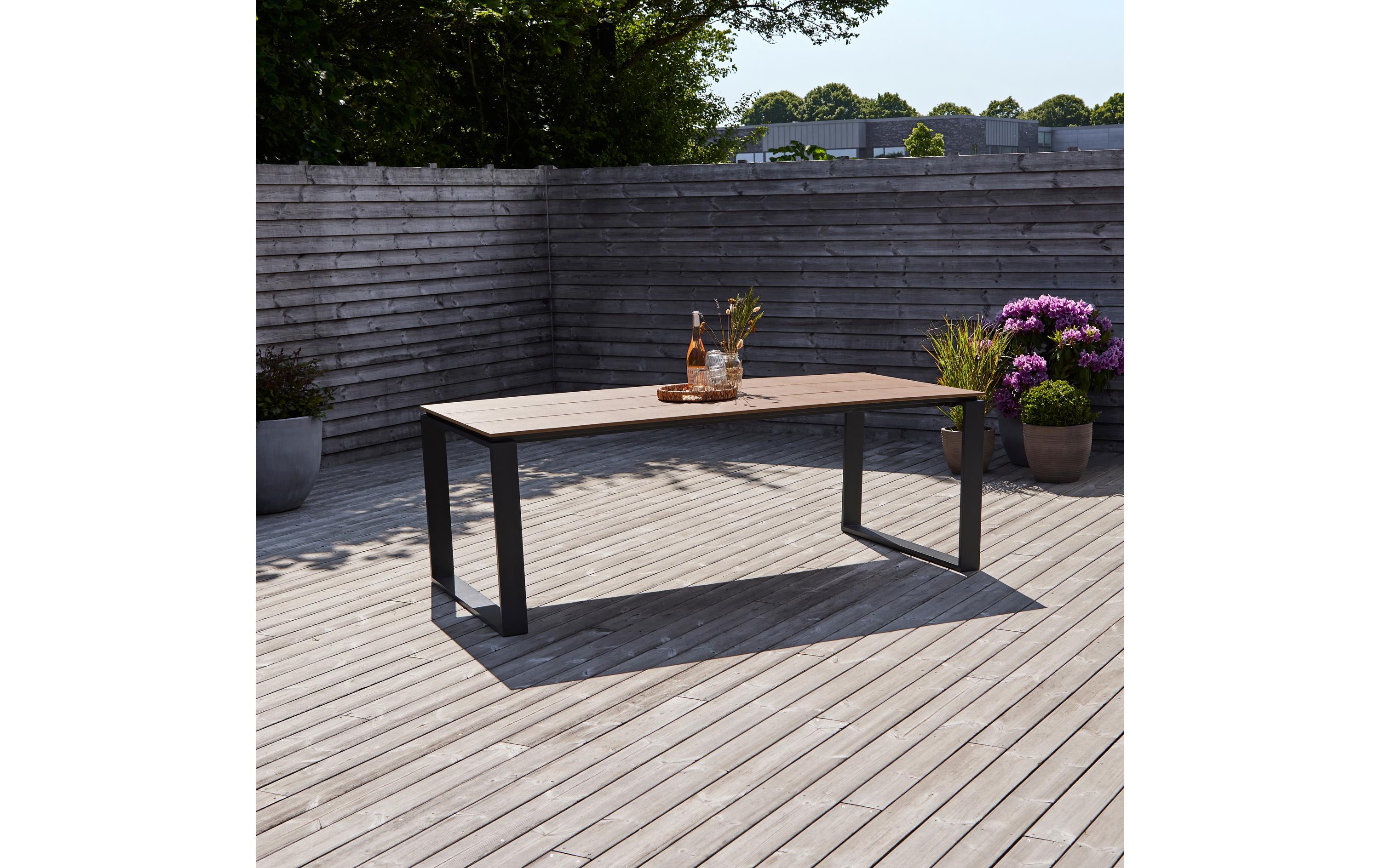 Schou Tisch Martinus 210 x 100 cm – Polywood, Teak