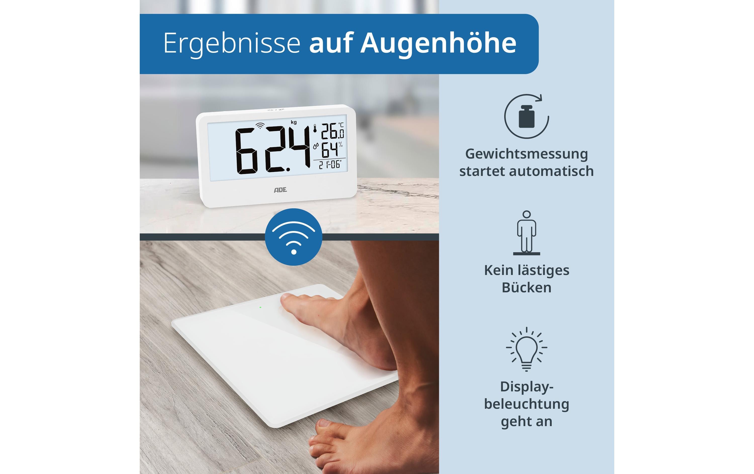 ADE Personenwaage Ronja BE2500-1/-2 Weiss