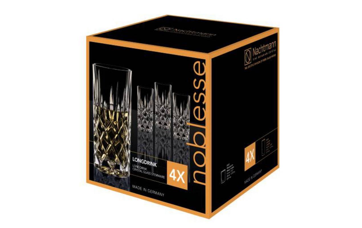 Nachtmann Longdrinkglas Noblesse, 4 Stück
