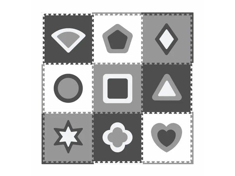 KOOR Puzzlematte Forma, 61.5 x 61.5 x 1 cm, grau KOOR Puzzlematte Forma, 61.5 x 61.5 x 1 cm, grau