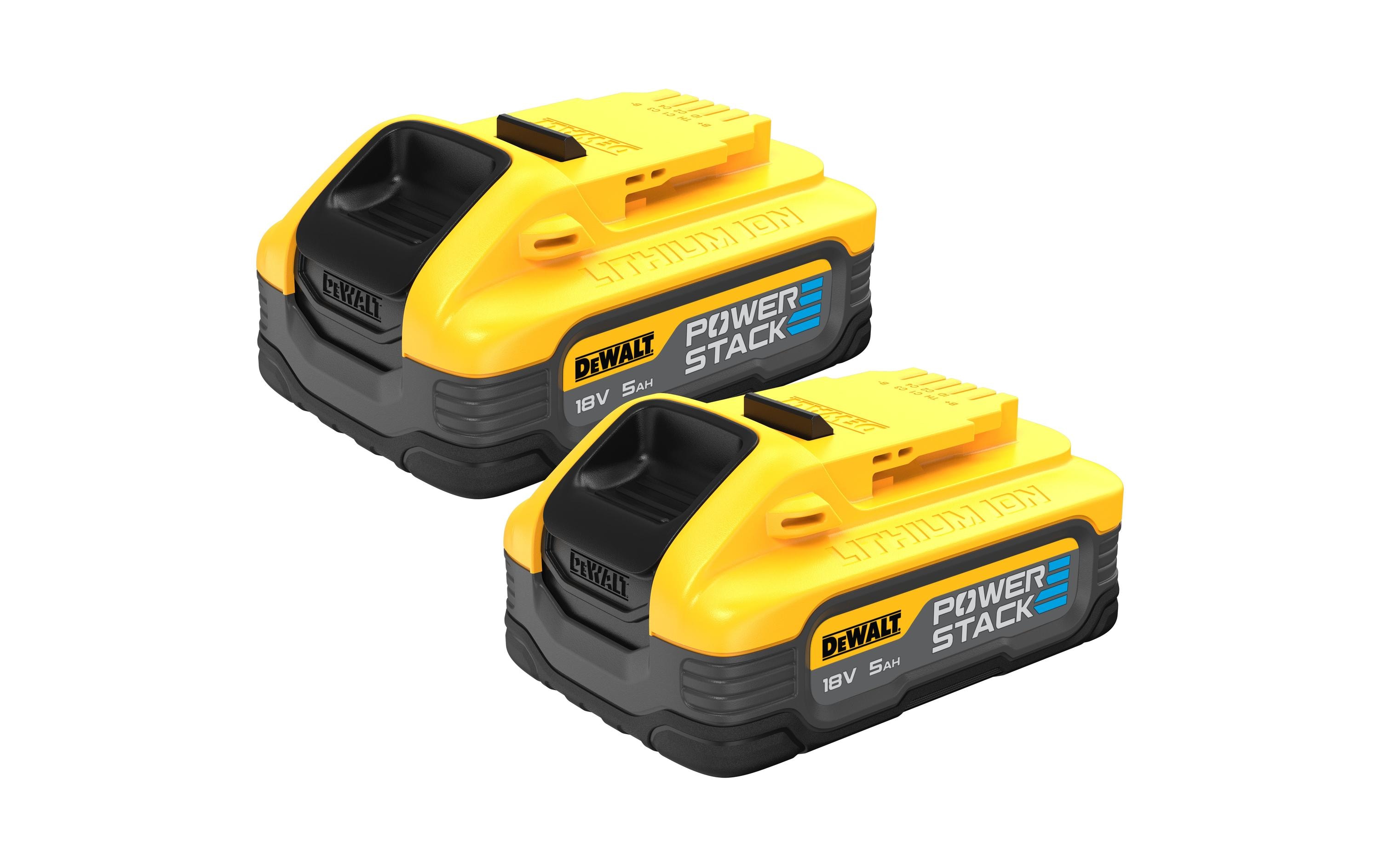 DeWalt Akku-Set Powerstack DCBP518H2 18 V 5.0 Ah, 2 Stück DeWalt Akku-Set Powerstack DCBP518H2 18 V 5.0 Ah, 2 Stück
