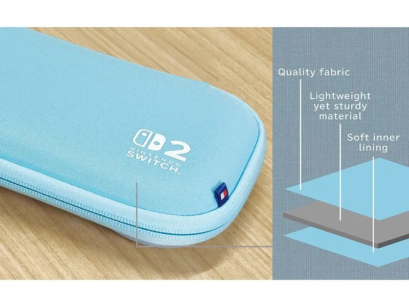 Hori Nintendo Switch 2 Tough Pouch – Light Blue Hori Nintendo Switch 2 Tough Pouch – Light Blue