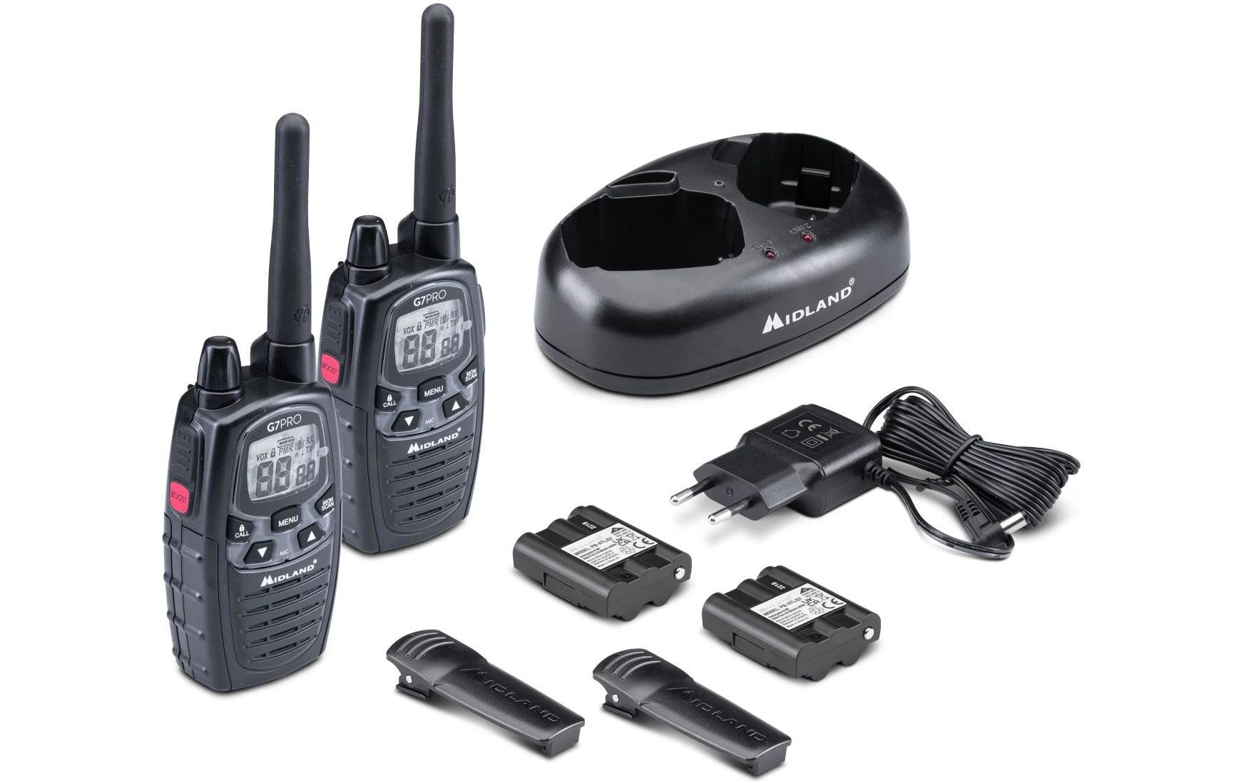 Midland G7 Pro Twin Handfunkgerät, 2er Set