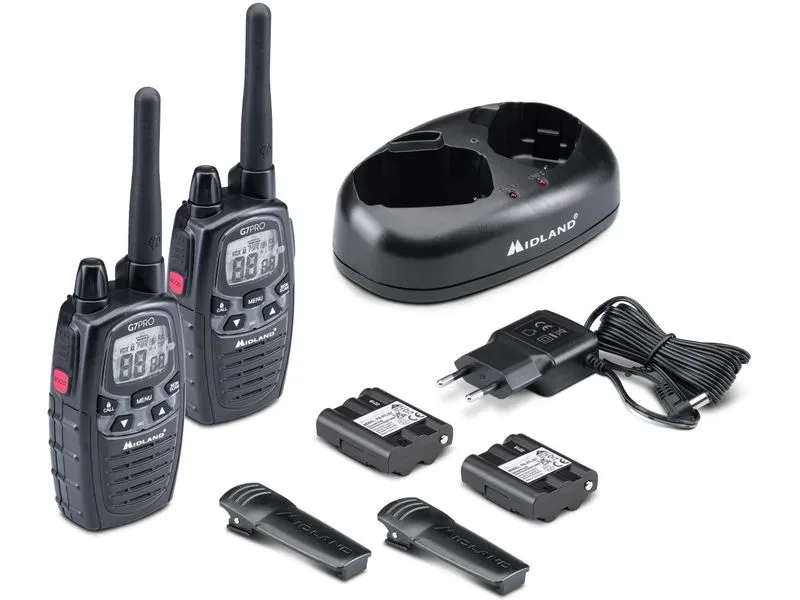 Midland G7 Pro Twin Handfunkgerät, 2er Set