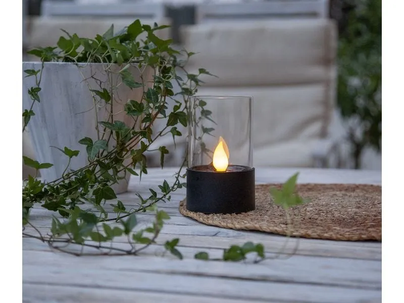 EGLO Leuchten Gartenlicht Solar Tischleuchte Schwarz EGLO Leuchten Gartenlicht Solar Tischleuchte Schwarz