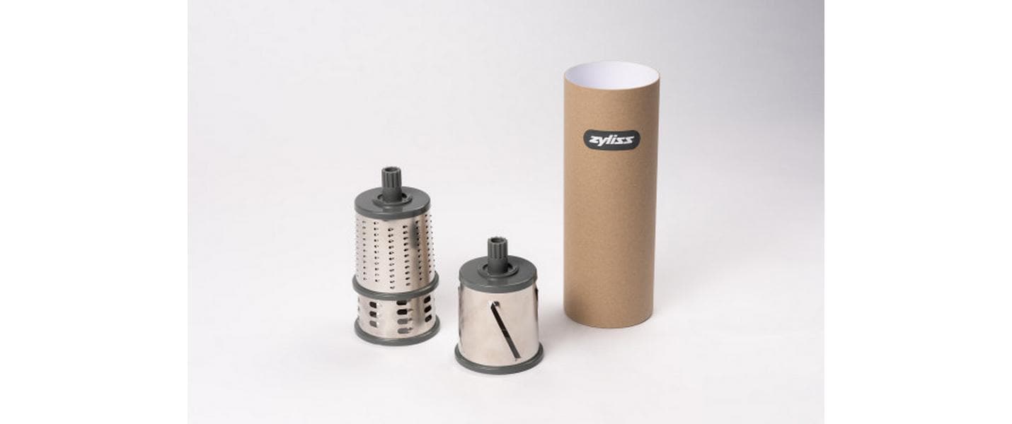 Zyliss Trommelreibe Gourmet Grau/Silber