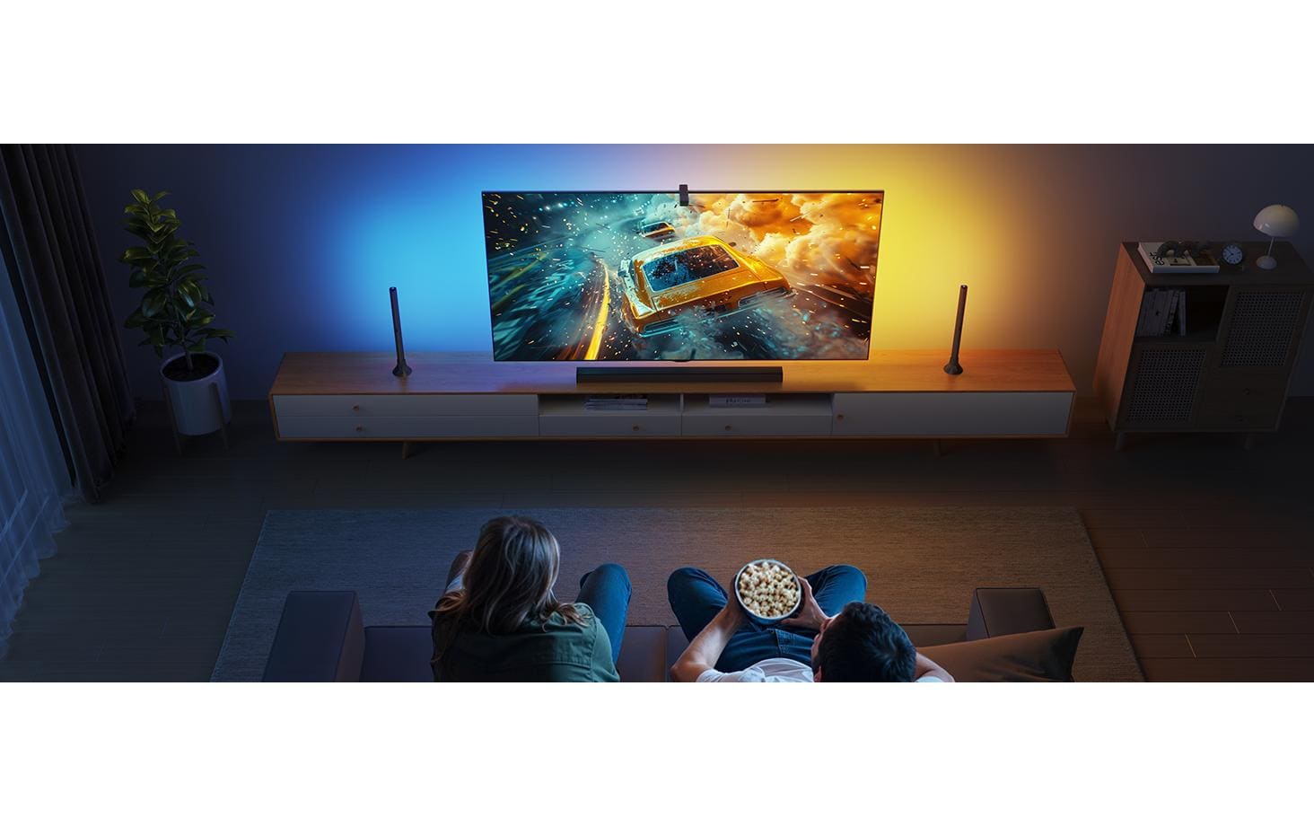 Govee Lichtbalken Backlight Kit 2, T3 Cam, RGBIC, WiFi + BT