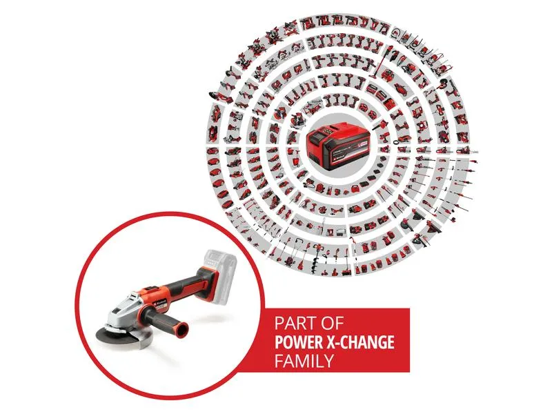 Einhell Professional Akku-Winkelschleifer AXXIO 18/125 Q Solo