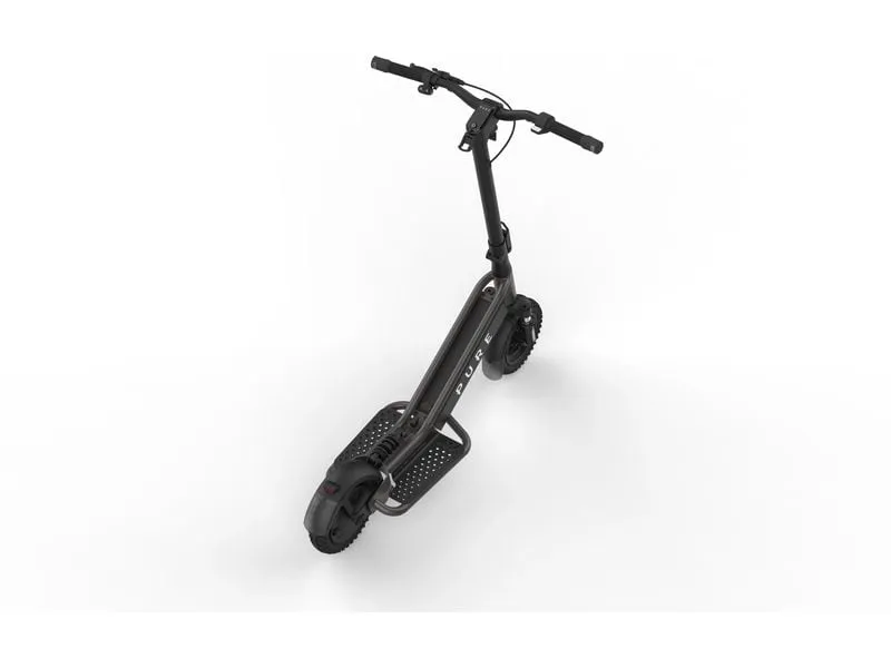 Pure Electric E-Scooter Escape Ultra Max Suspension Metallisch Grau Pure Electric E-Scooter Escape Ultra Max Suspension Metallisch Grau