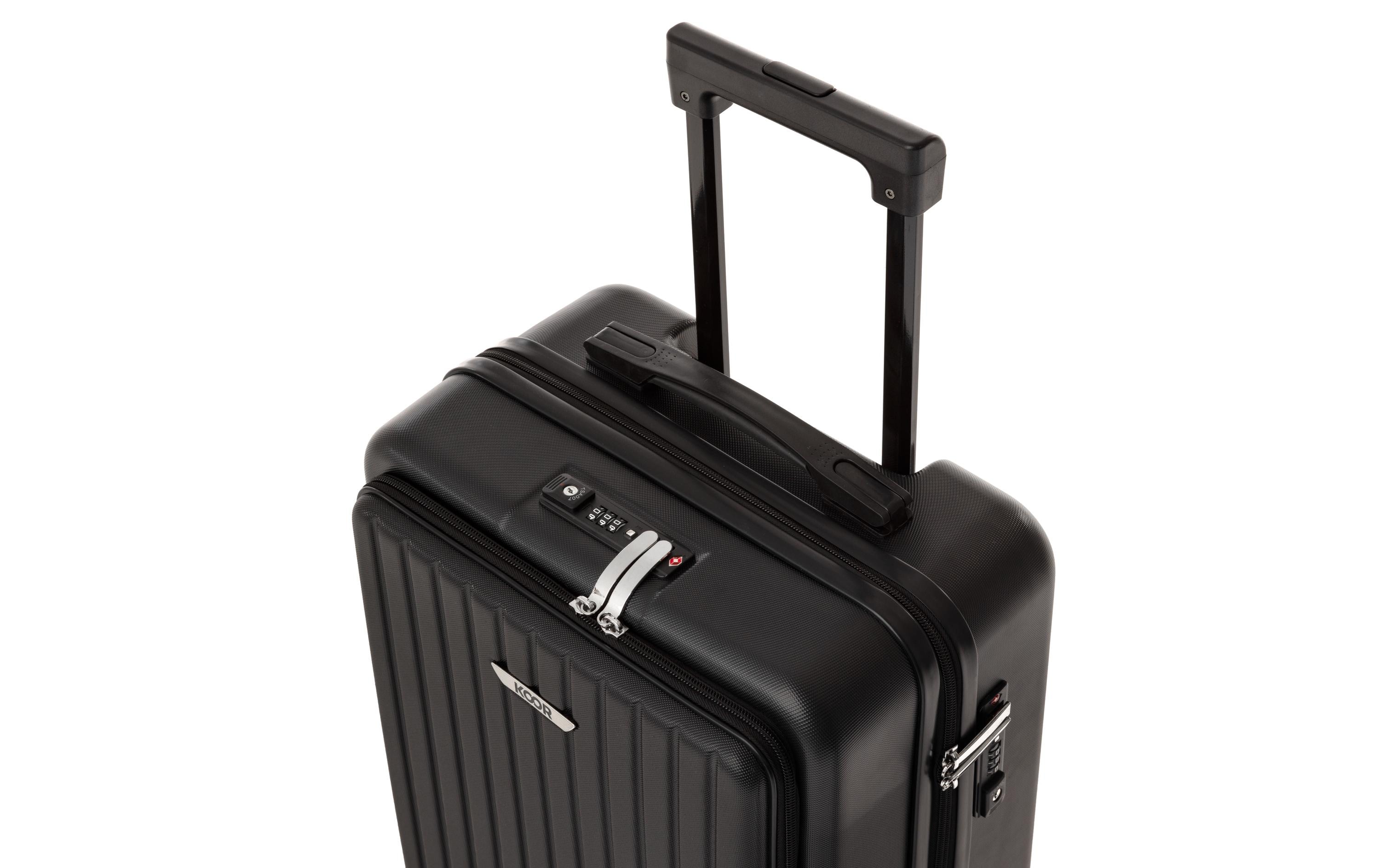 KOOR Reisekoffer Malea 39.5 L, Schwarz