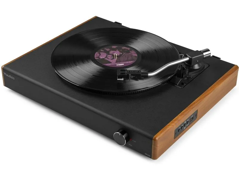 Audizio Plattenspieler RP335 Braun/Schwarz
