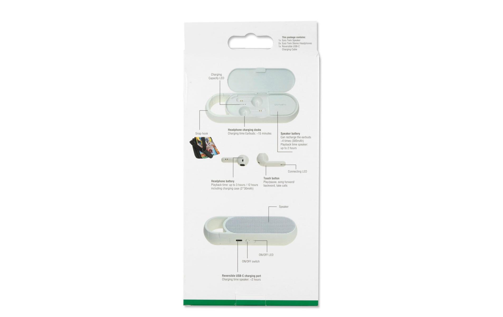 4smarts True Wireless In-Ear-Kopfhörer Eara Twin Weiss