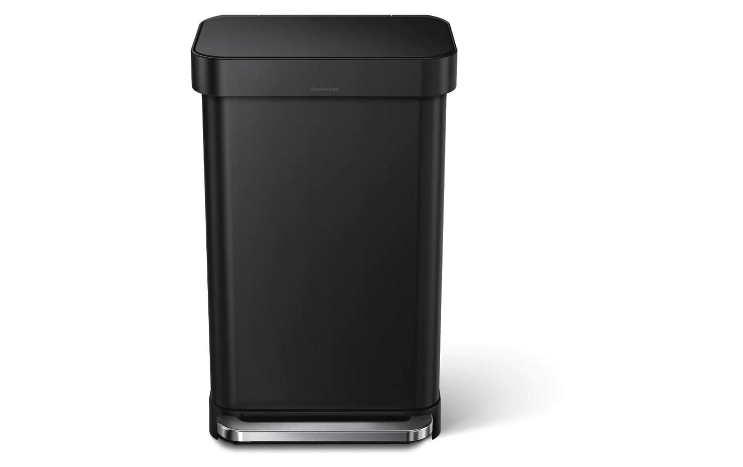 Simplehuman Treteimer 45 l, Schwarz matt