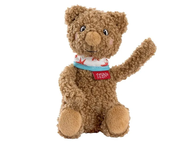 fehn Geschenkset «Bär Fred» mit Spieluhr, Schmusetuch, Stoffbuch