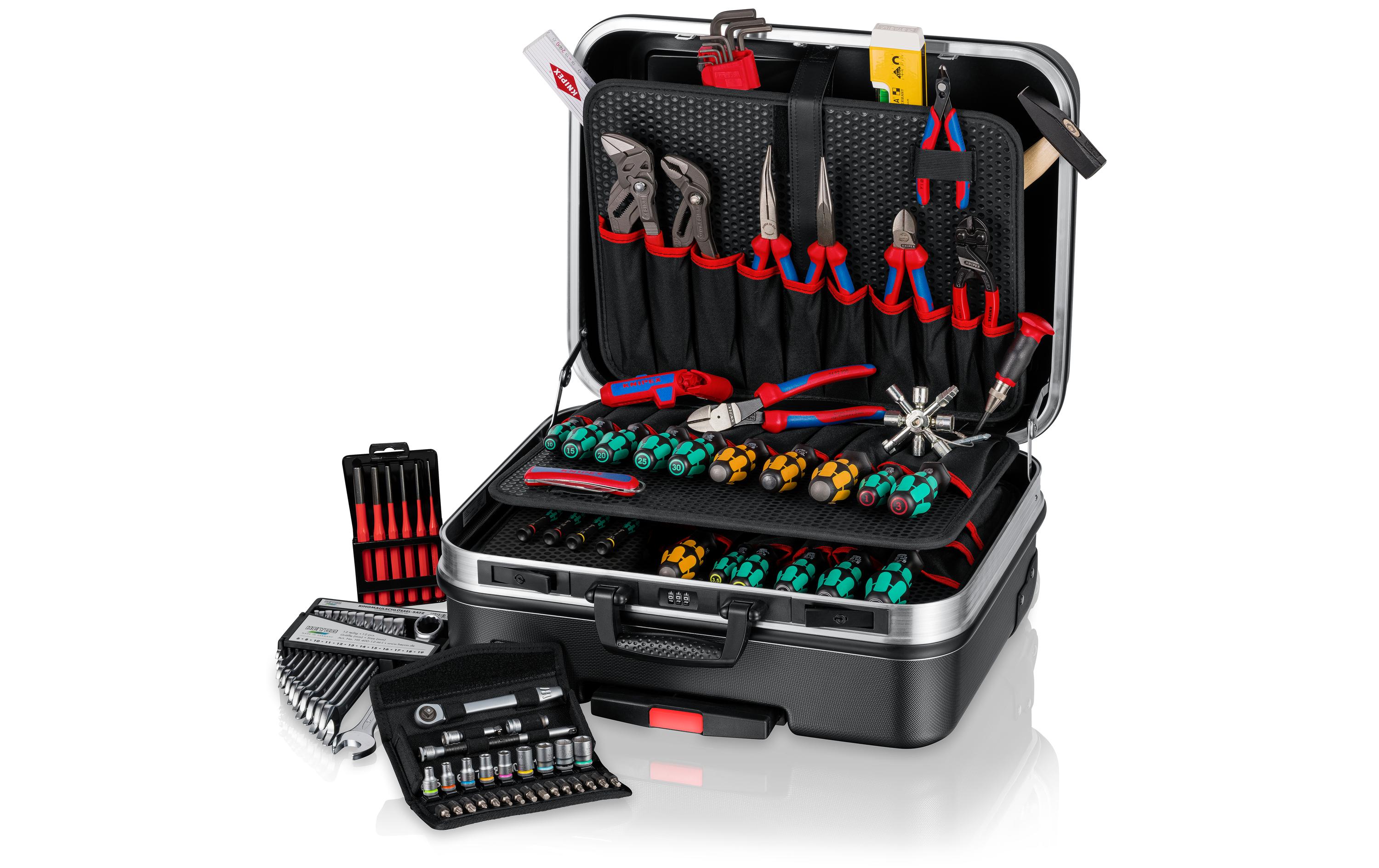 Knipex Werkzeugkoffer BIG Basic Move Mechanik, 90-teilig Knipex Werkzeugkoffer BIG Basic Move Mechanik, 90-teilig
