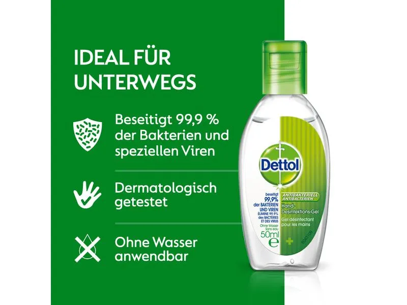 Dettol Desinfektionsgel Hand 50 ml