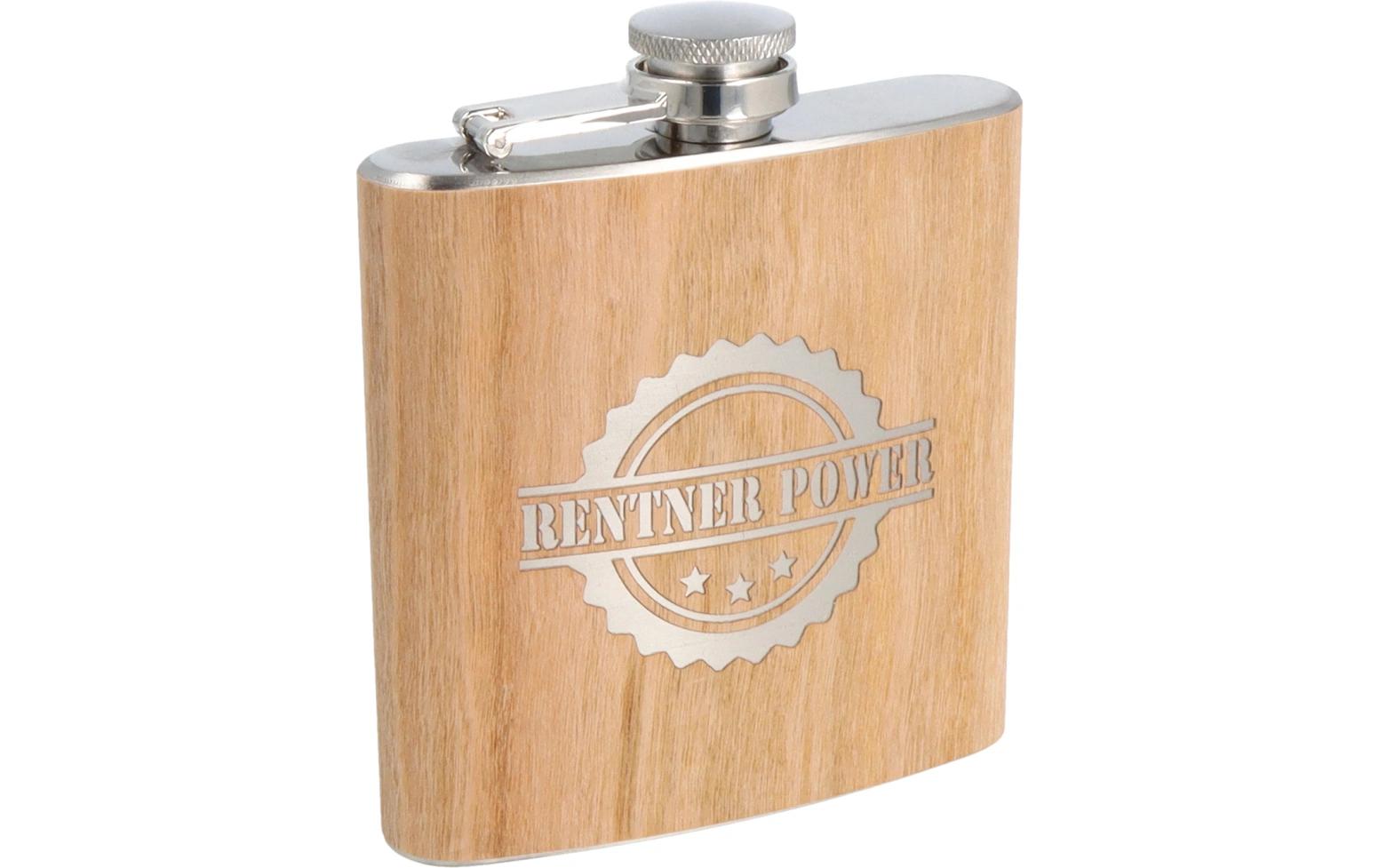 Trendcompany Flachmann Rentner Power 170 ml