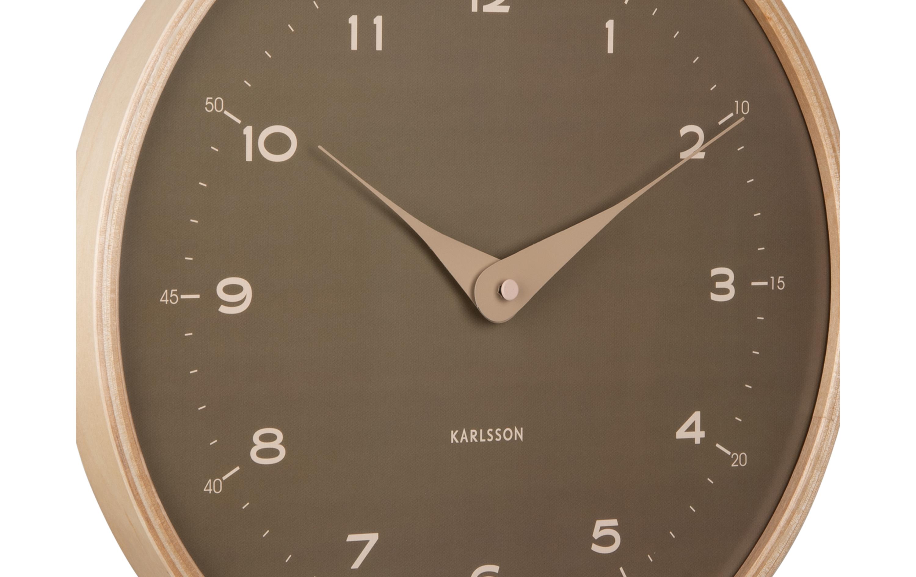 KARLSSON Wanduhr Osado Dome 30 cm, Grün