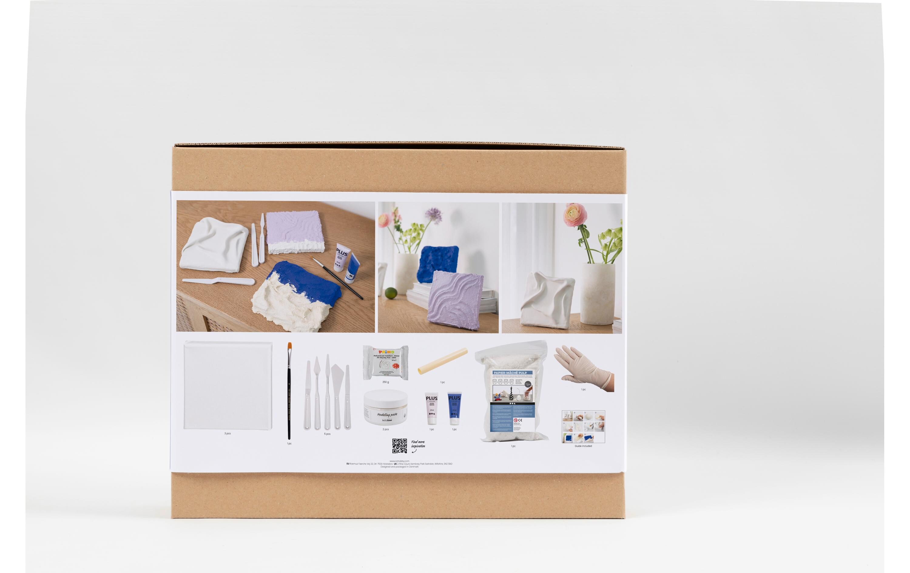 Creativ Company Modellier-Set Wandschmuck Blau/Violett Creativ Company Modellier-Set Wandschmuck Blau/Violett