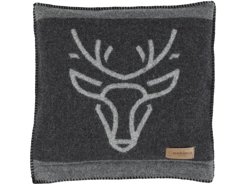 Eskimo Kissen Zernez 45 x 45 cm, Anthrazit