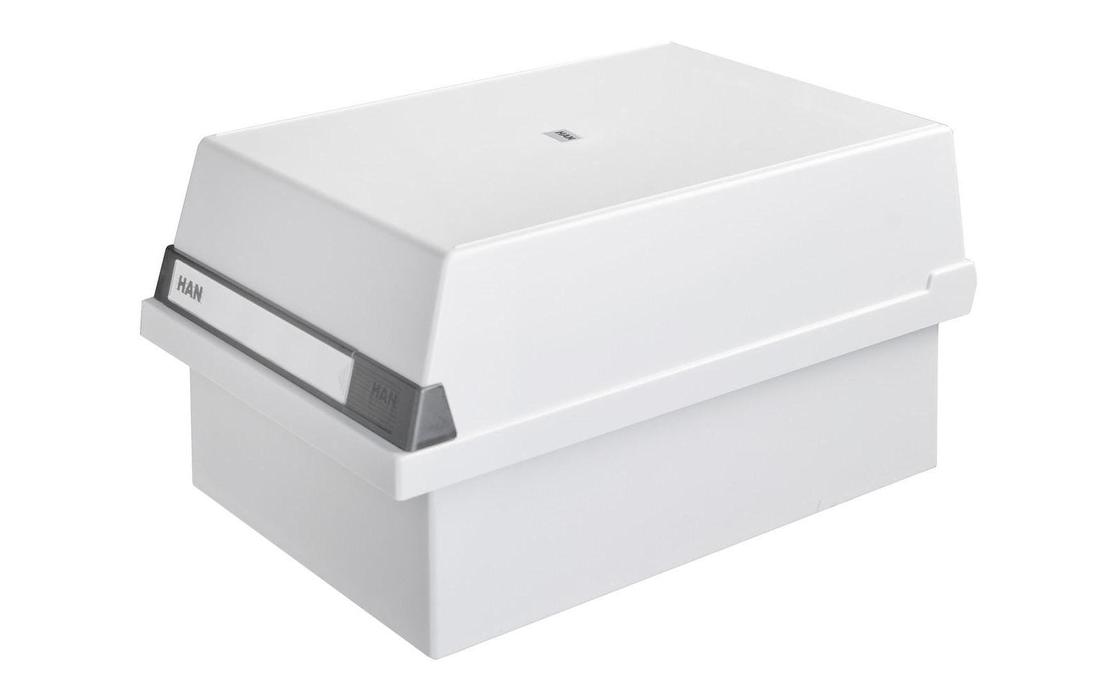 HAN Karteibox A5 Quer, 1300 Karten, Grau HAN Karteibox A5 Quer, 1300 Karten, Grau