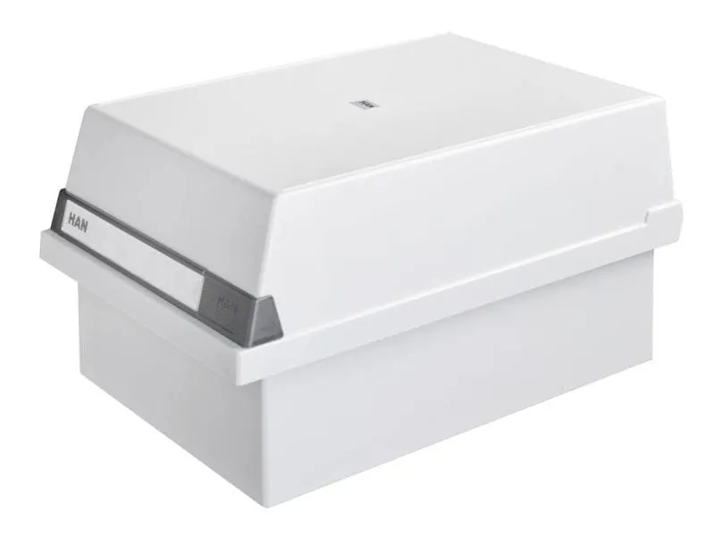 HAN Karteibox A5 Quer, 1300 Karten, Grau HAN Karteibox A5 Quer, 1300 Karten, Grau