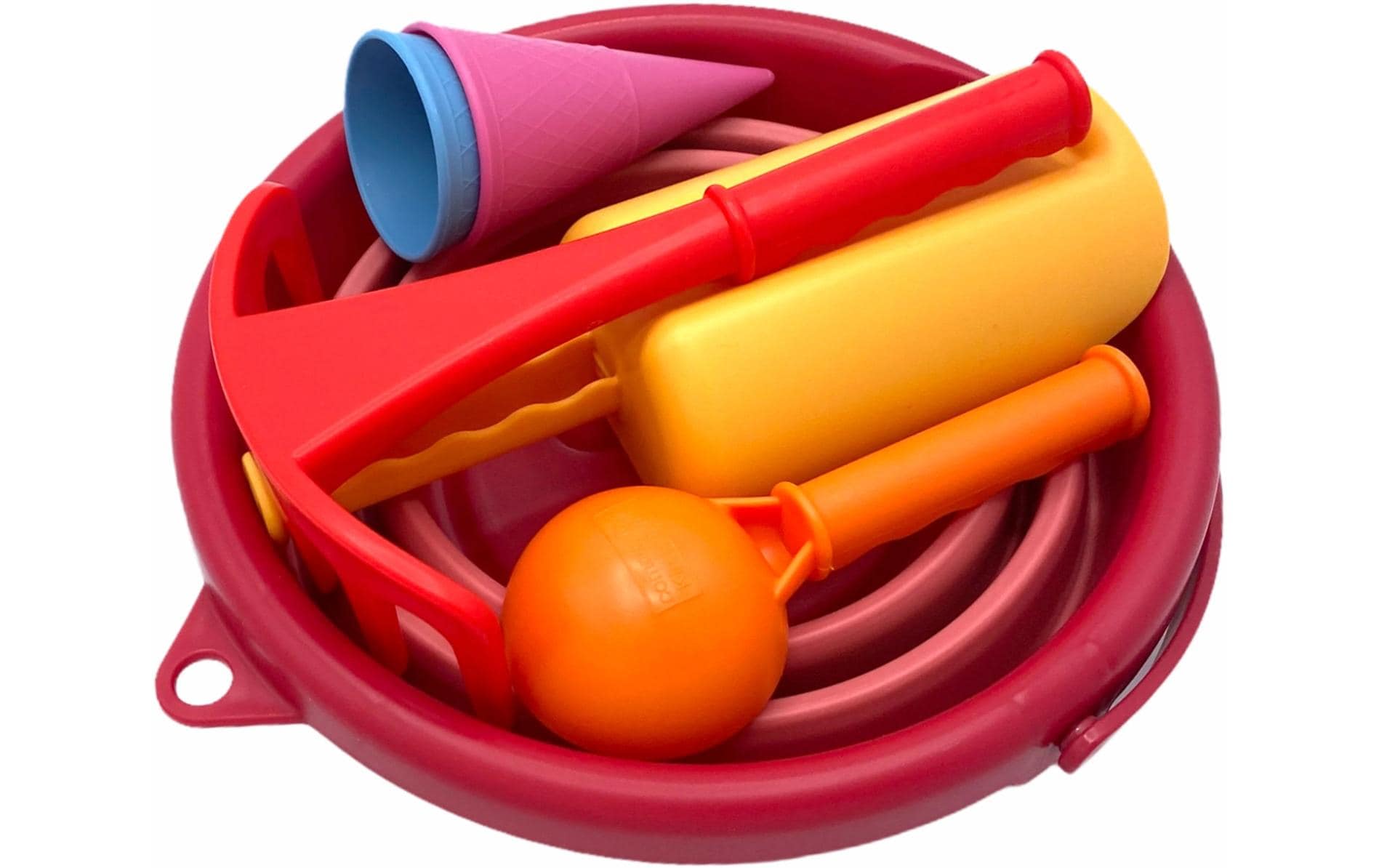 Schildkröt Funsports 7in1 Sand Toys Falteimer Set Rot Schildkröt Funsports 7in1 Sand Toys Falteimer Set Rot