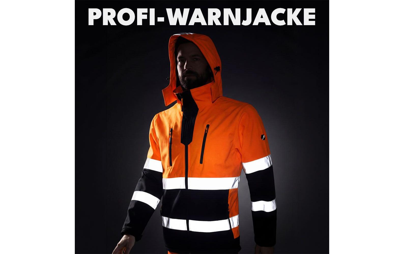 ACE ACE Neon Softshell-Warnjacke – S