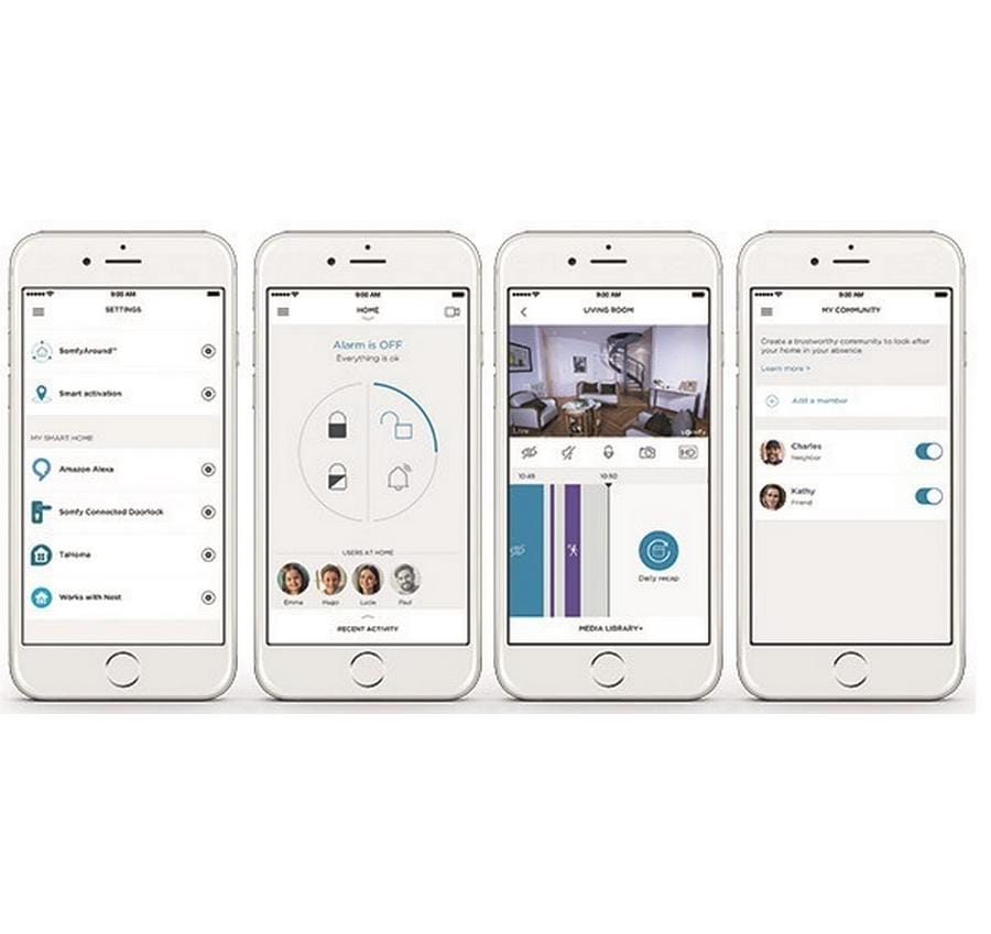 SOMFY Alarmzentrale ONE+ Weiss
