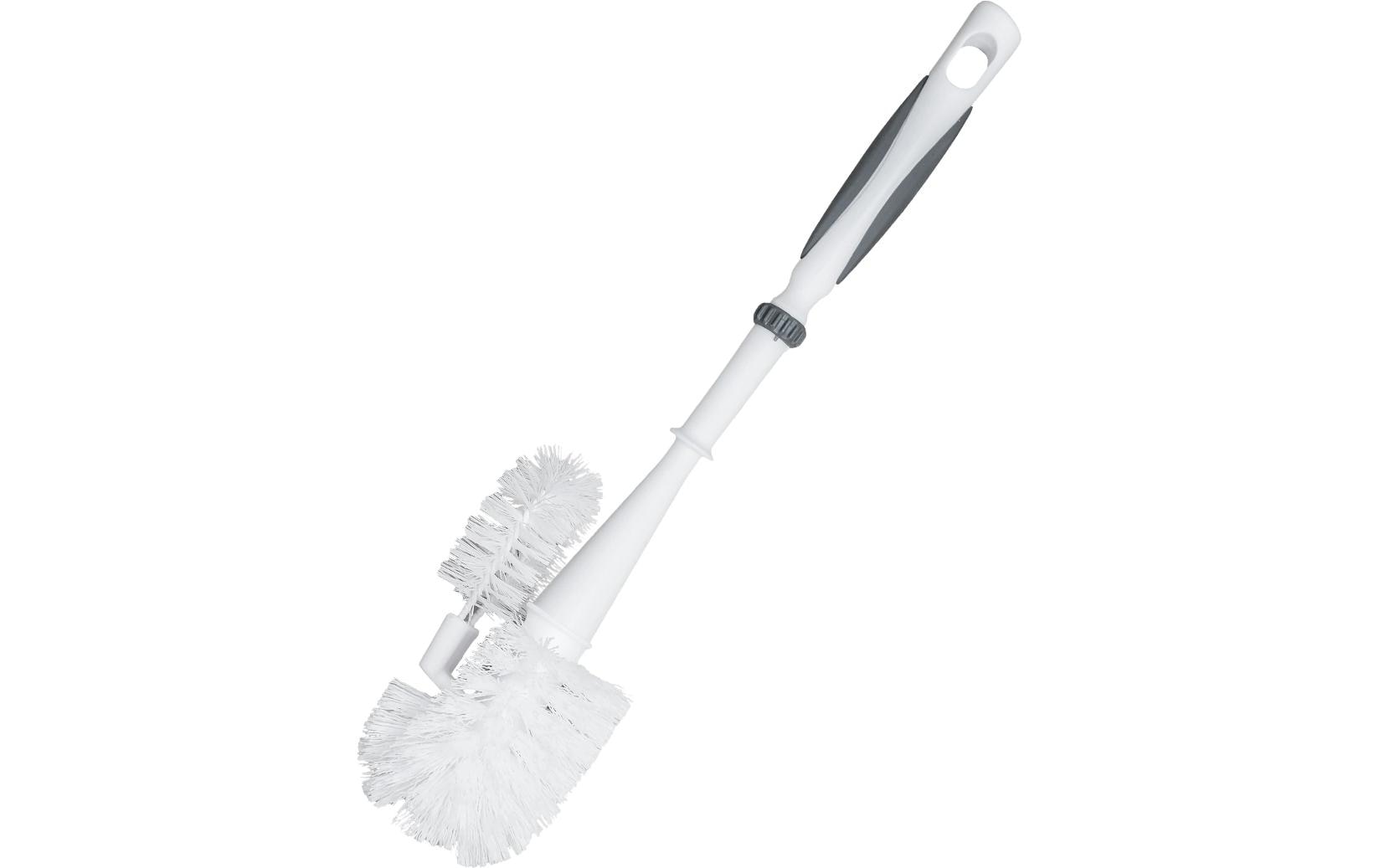 CreaClean WC-Besenhalterung Clarissa Grau/Weiss