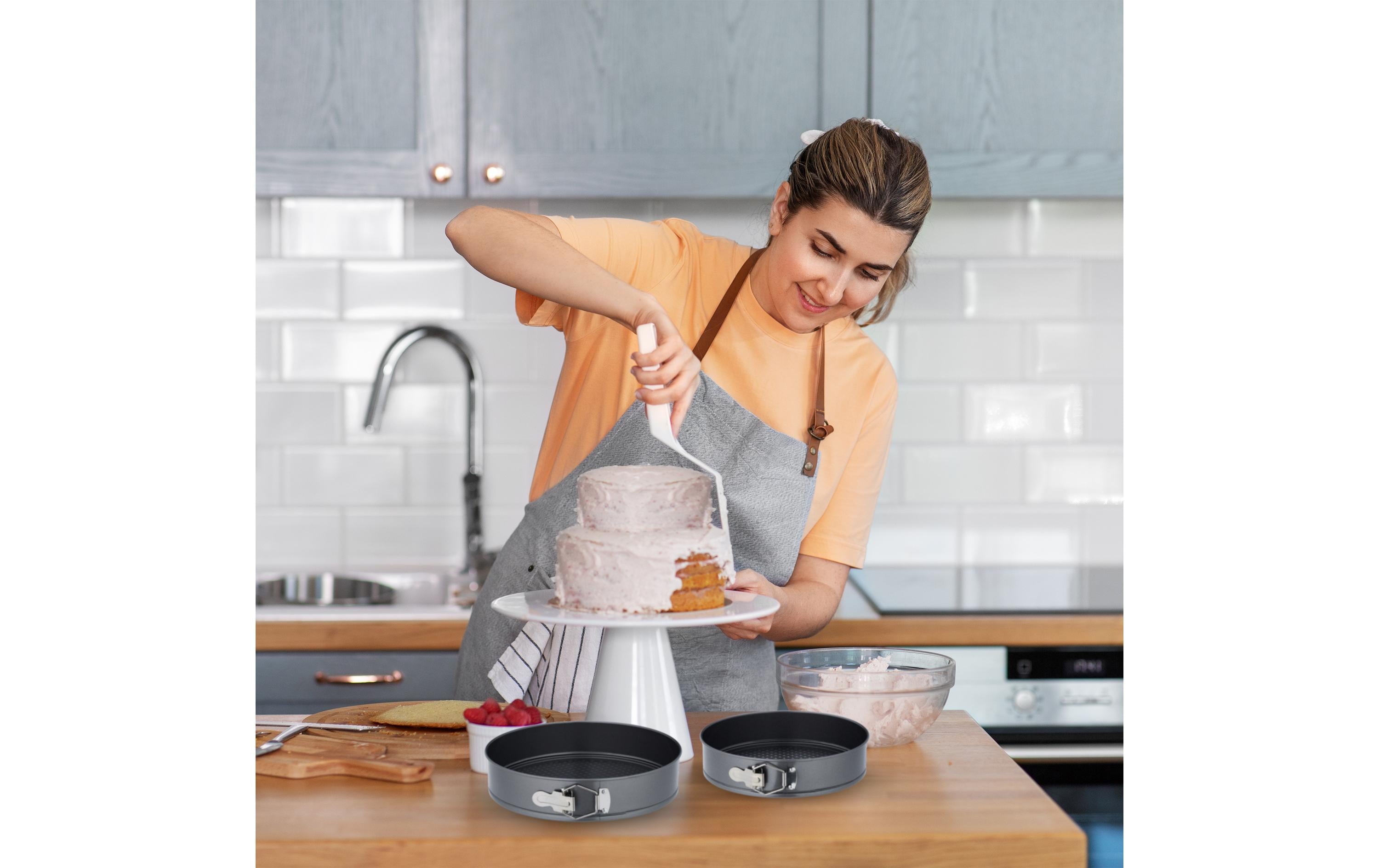 relaxdays Springform 24 cm/26 cm/28 cm, Anthrazit