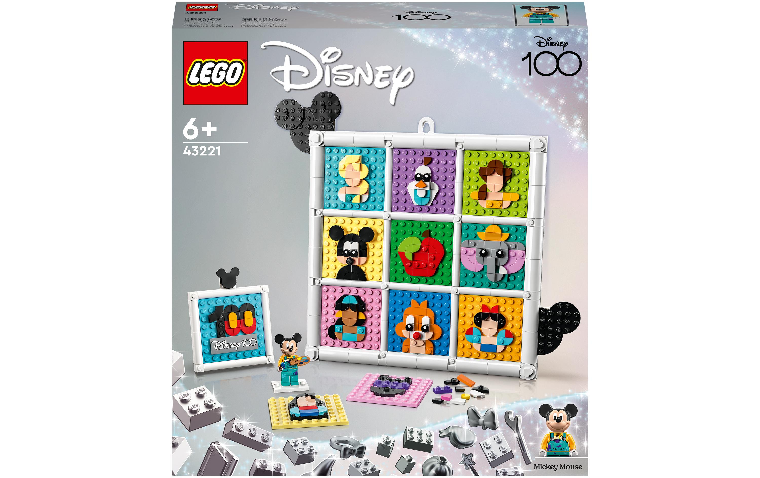 LEGO® Disney 100 Jahre Disney Zeichentrickikonen 43221