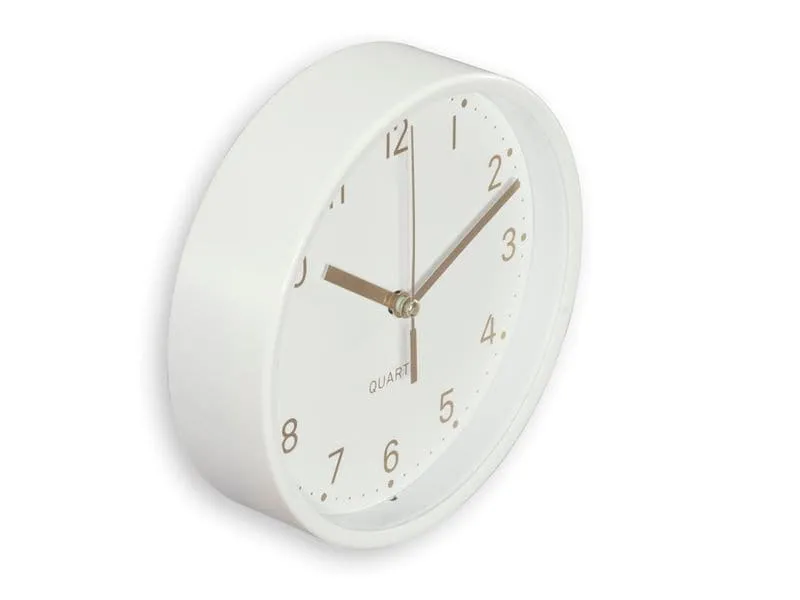 Hama Tischuhr Madeira Ø 16 cm, Weiss