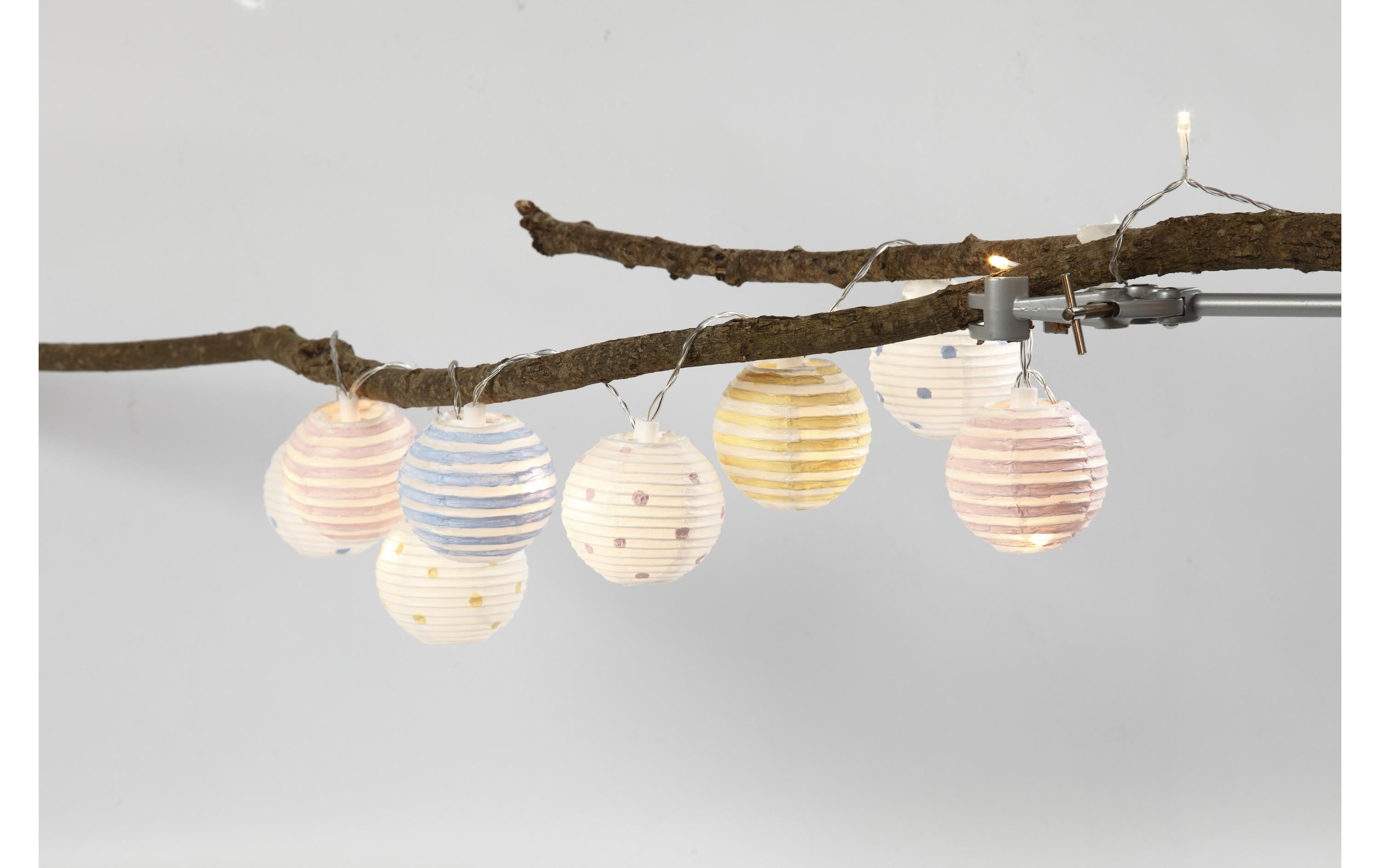 Creativ Company Lampion Ø 7.5 cm Weiss, 10 Stück Creativ Company Lampion Ø 7.5 cm Weiss, 10 Stück