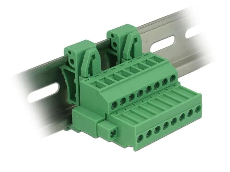 Delock Hutschiene/DIN Rail Terminalblock 8Pin Delock Hutschiene/DIN Rail Terminalblock 8Pin