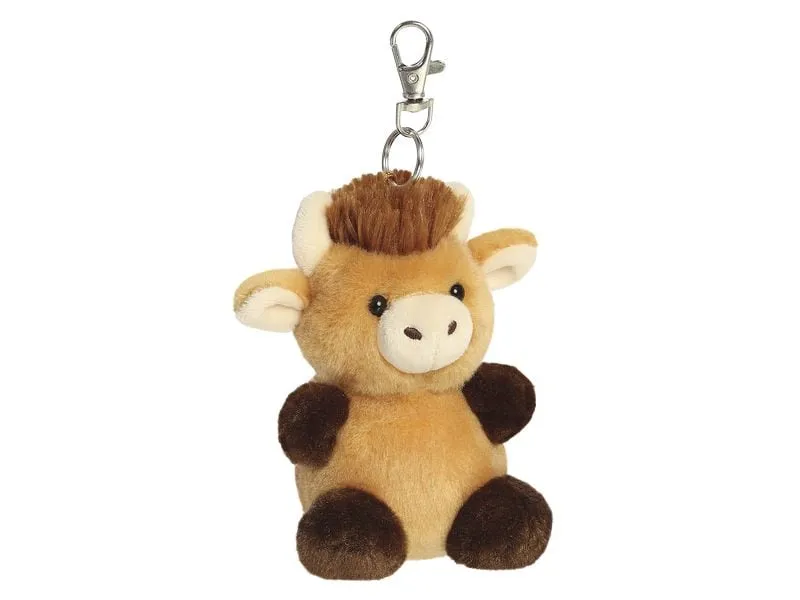 AURORA Schlüsselanhänger Palm Pals Hubert Highland Cow Braun, 10 cm AURORA Schlüsselanhänger Palm Pals Hubert Highland Cow Braun, 10 cm
