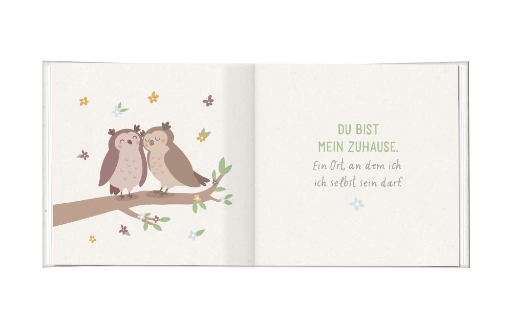 Grafik Werkstatt Minibuch Bin immer für dich da!