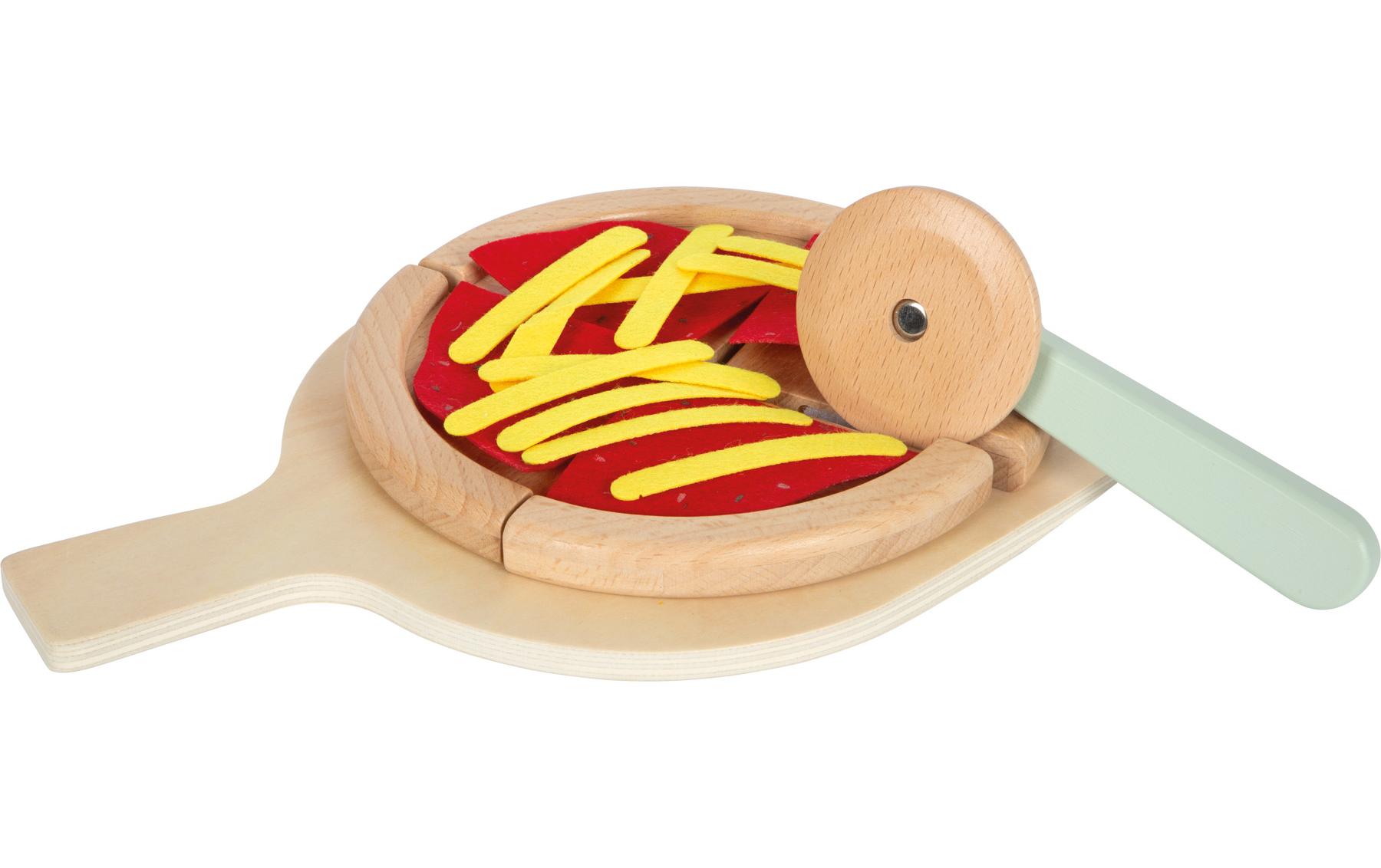 small foot Spiel-Lebensmittel Pizzeria-Set