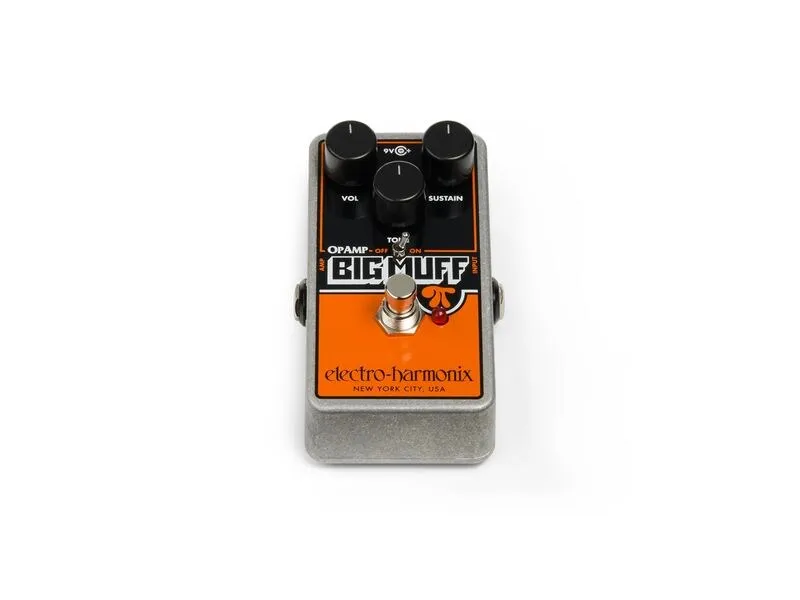 Electro-Harmonix Op Amp Big Muff Pi Fuzz Distortion Sustainer Effektpedal Electro-Harmonix Op Amp Big Muff Pi Fuzz Distortion Sustainer Effektpedal