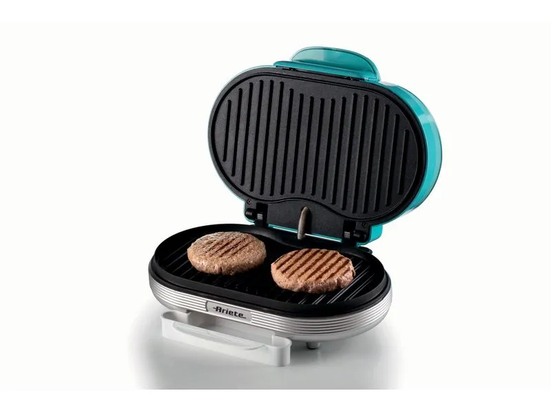 Ariete Hamburger-Grill Party Time ARI-205-BL 1200 W, Blau Ariete Hamburger-Grill Party Time ARI-205-BL 1200 W, Blau