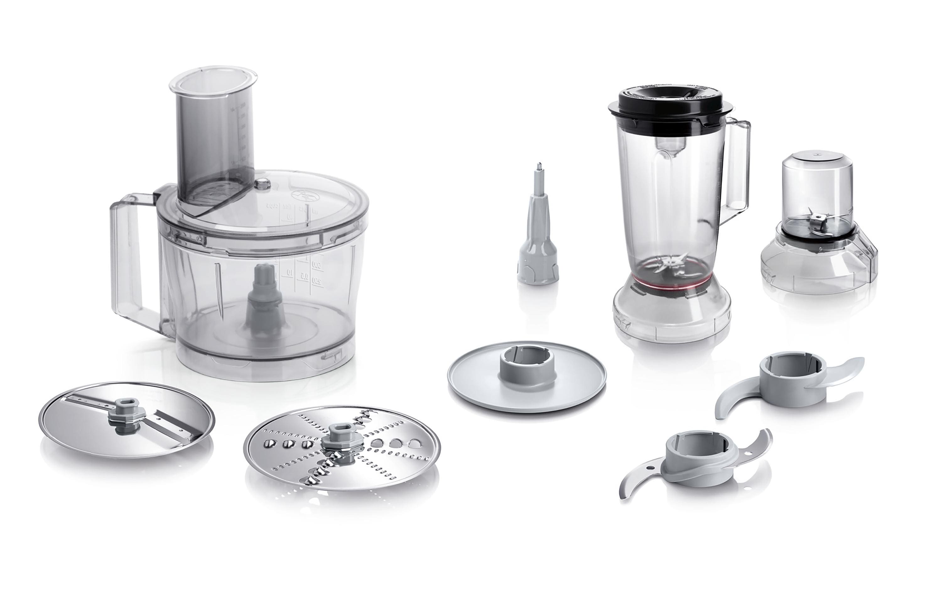 Bosch Küchenmaschine MultiTalent 3 MCM3501M Edelstahl/Schwarz