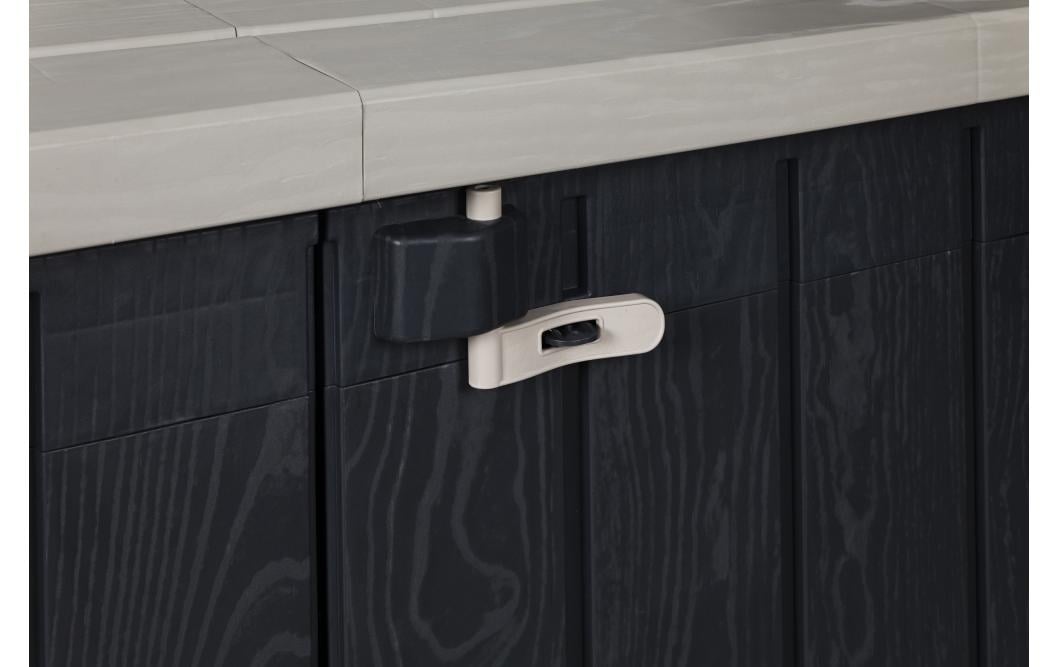 Toomax Gartenbox Stora way plus 2xl 2270 l Dunkelanthrazit/Warmgrau